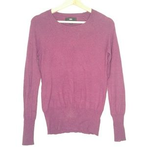 Mossimo purple crewneck sweater size xs